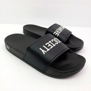 MF Society Somewhere Womens Size EU 37 US 6 Black Slip On Casual Slide Sandals